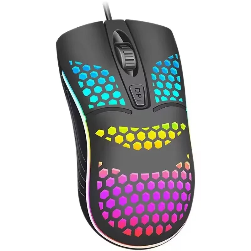 USB RGB Mouse For Computer and Notebook Design Modern Colorful LED Compatible Versatile and Accurate