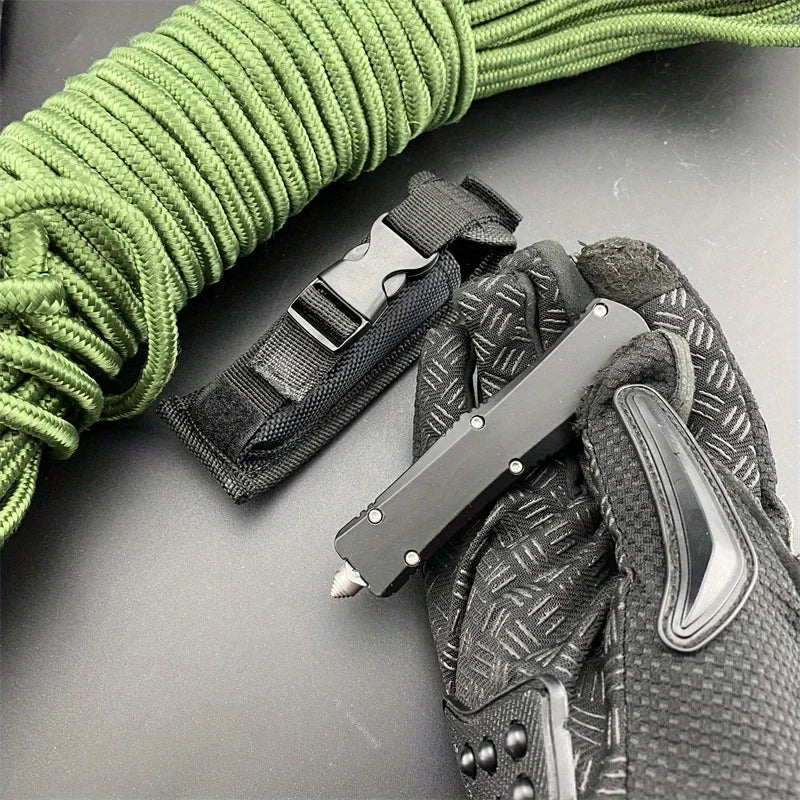 A07 Push Botton Knives 440C Blade Zinc Alloy Handle All Blade Tools Cmaping Survival Durable Multitools Hand Knives Gitf for Men