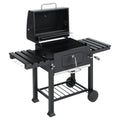 Carbon Steel BBQ Cooker Grill Mobile Stove Cooker for Picnic Traveling