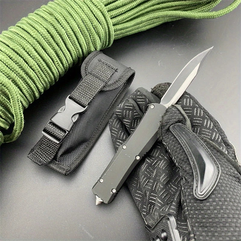 A07 Push Botton Knives 440C Blade Zinc Alloy Handle All Blade Tools Cmaping Survival Durable Multitools Hand Knives Gitf for Men