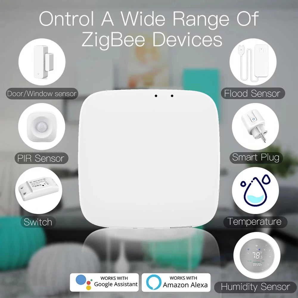 Tuya ZigBee 3.0 Gateway/Bluetooth Gateway/Multi-mode Gateway Smart Home Bridge Hub Smart Life App Works With Alexa Google Home