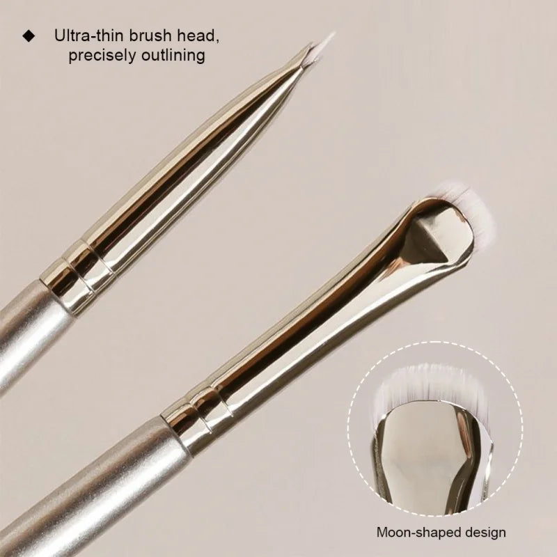 2/1pcs Curved Eyeliner Makeup Brushes Eye Makeup Smudge Tools Precision Soft Eyeshadow Brush Sharp Thin Small Eye Cosmetic Tools