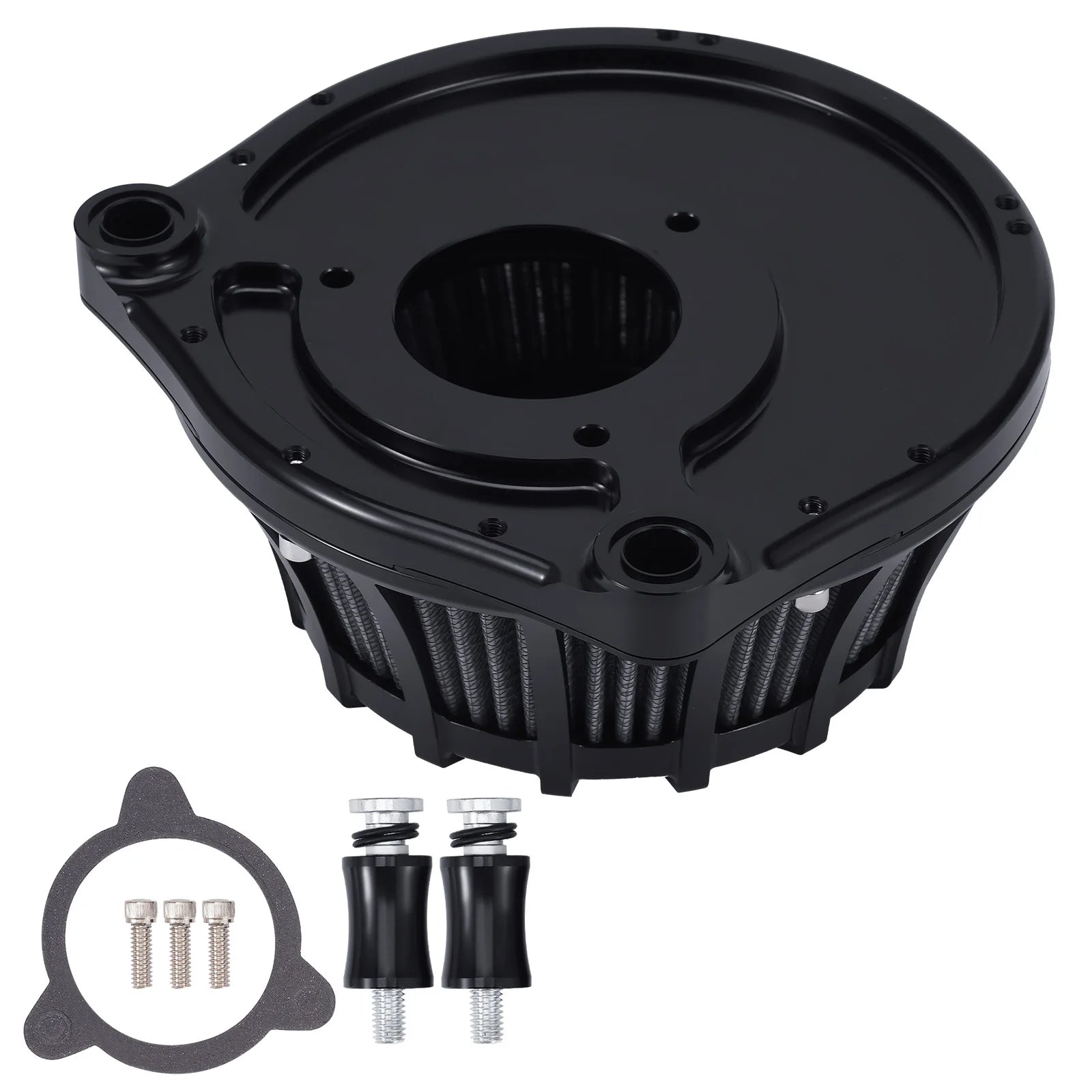 Aluminum Turbine Air Cleaner Filter Intake System for Harley Touring Dyna