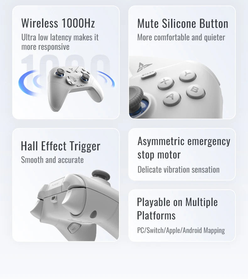 Flydigi Direwolf 3 Wireless Gaming Controller 1000Hz Self-develped lever joystick for PC NINTENDO SWITCH Android iOS Phone