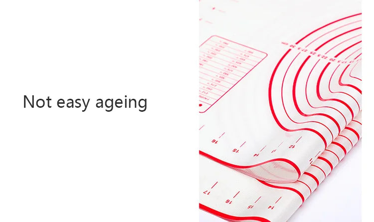 UNTIOR 1PCS Silicone Baking Mat Kneading Pad Dough Mat Pizza Cake Dough Maker Kitchen Cooking Grill Non-Stick Gadgets Bakeware