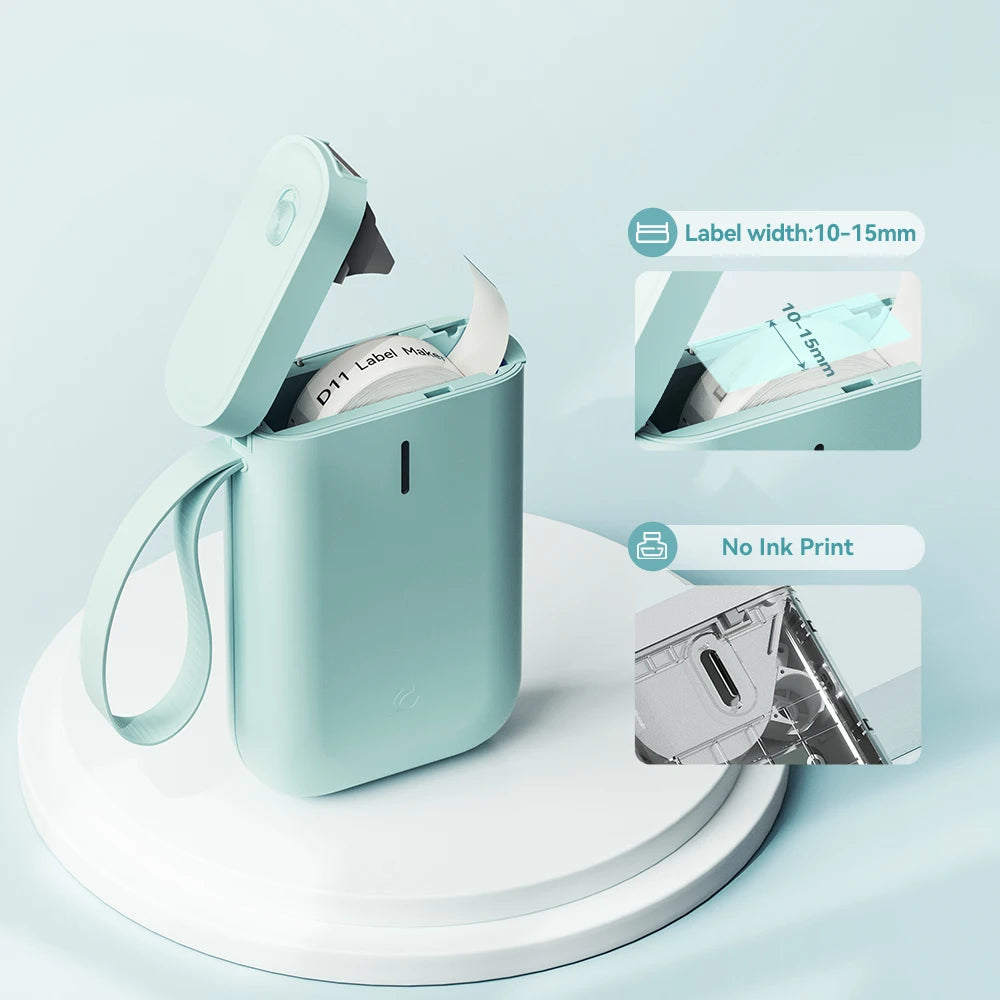 Niimbot D110/D11/H1S Mini Thermal Label Printer Portable Paper Maker Wireless Sticker Machine Inkless Labeller for Office Home