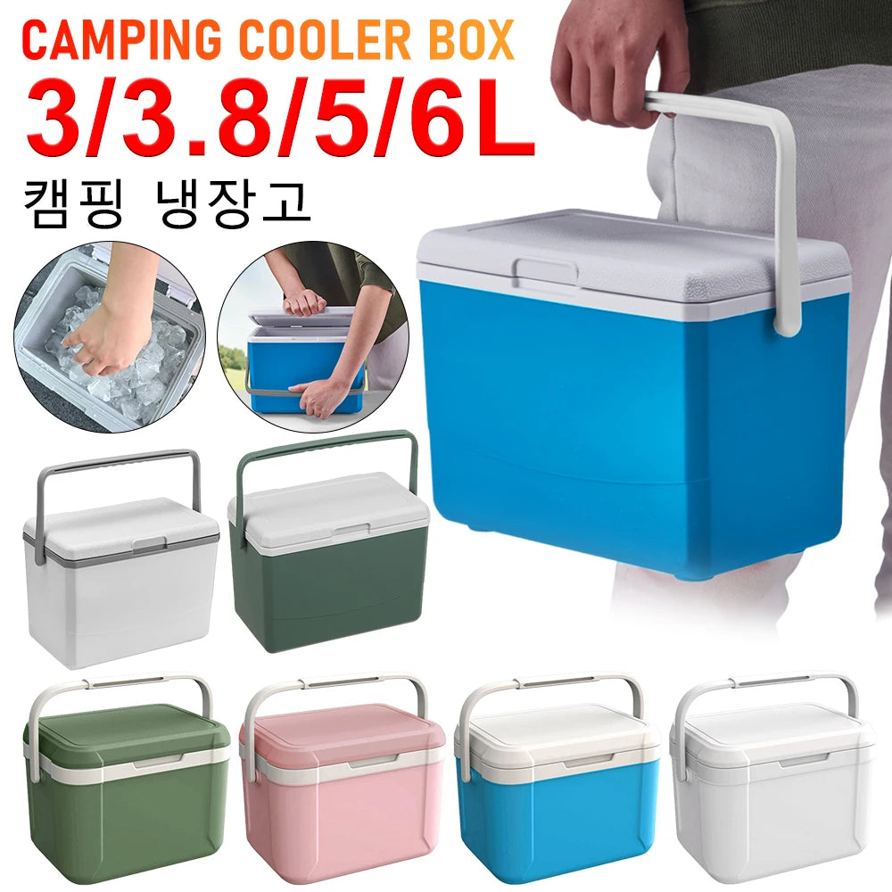 3/3.8L Car Refrigerator Freezer Portable Cool Ice box Portable Icebox Travel Refrigerator Car Cooler Freezer For Outdoor Camping