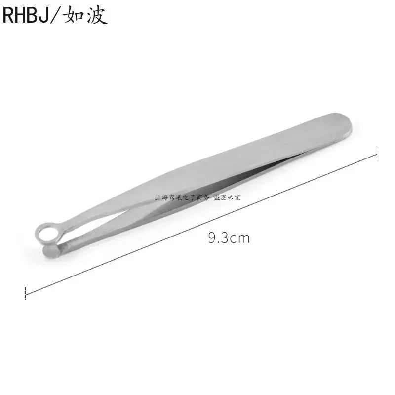 Universal Nose Hair Trimming Tweezers Stainless Steel Eyebrow Nose Hair Cut Manicure Facial Trimming Makeup Scissors Trimmer