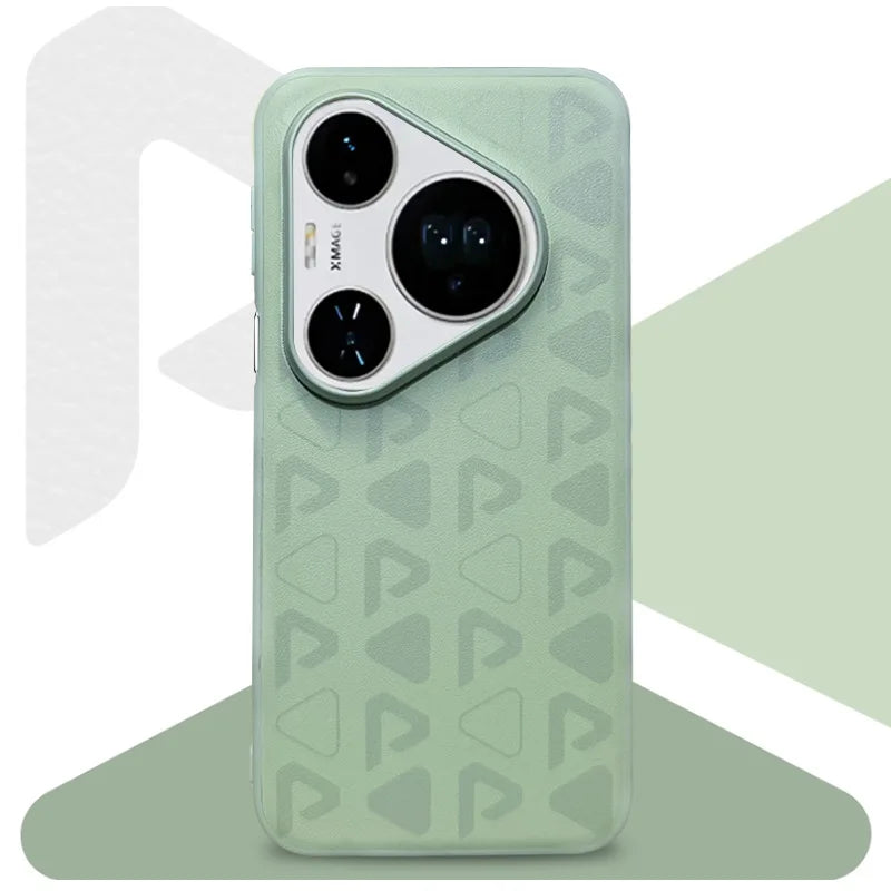 Same Color Printed Leather Phone Case for Huawei Pura 80 Pro P70 Pro Plus Pura 70 Ultra Luxury Large Hole Lens Protective Cover