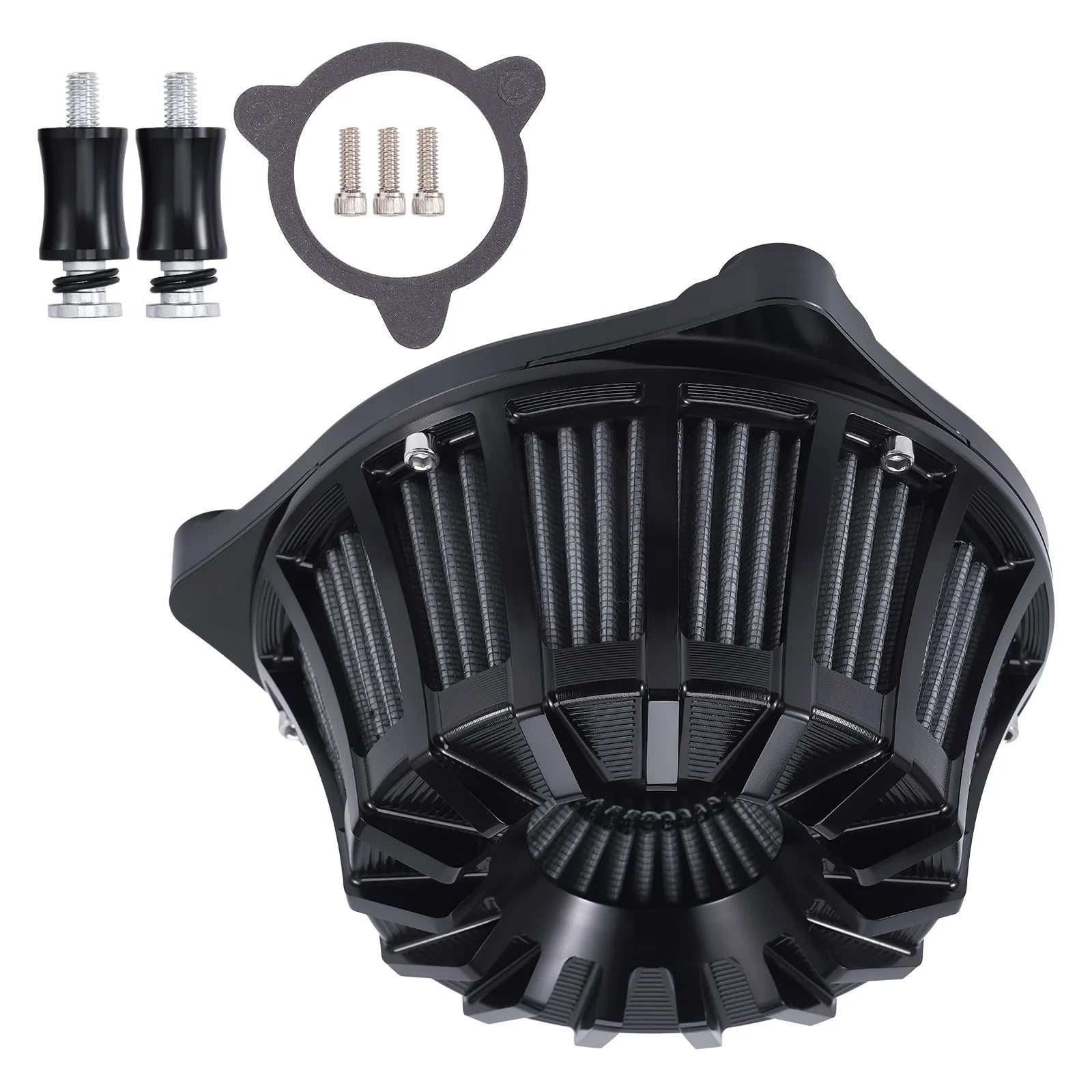 Aluminum Turbine Air Cleaner Filter Intake System for Harley Touring Dyna