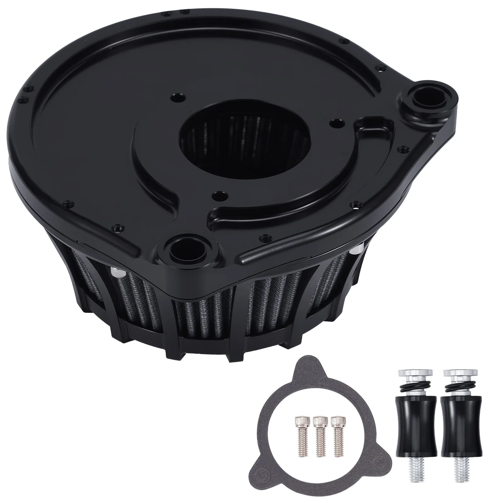 Aluminum Turbine Air Cleaner Filter Intake System for Harley Touring Dyna