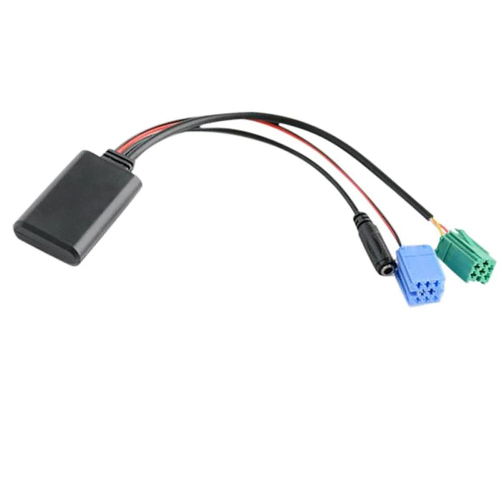 Car Bluetooth Module AUX IN Audio MP3 Music Adapter MIC Handsfree MINI ISO 6Pin AUX Cable For Renault Updatelist Megane Scenic