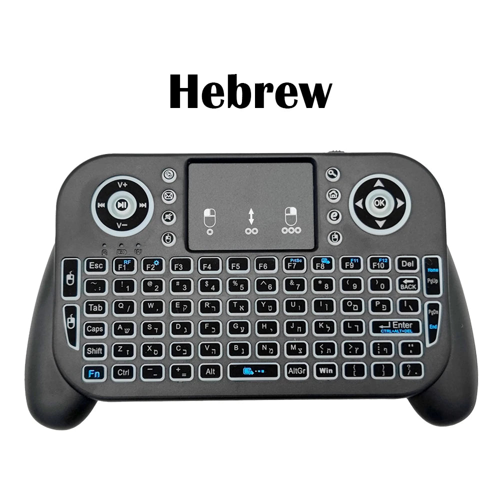 Mini Wireless Keyboard V8 7 Backlit 2.4G Bluetooth Air Mouse Remote Control Touchpad for Android TV Box
