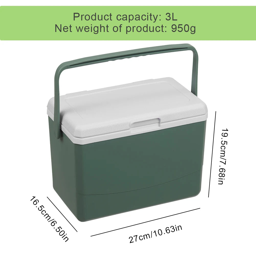 3/3.8L Car Refrigerator Freezer Portable Cool Ice box Portable Icebox Travel Refrigerator Car Cooler Freezer For Outdoor Camping