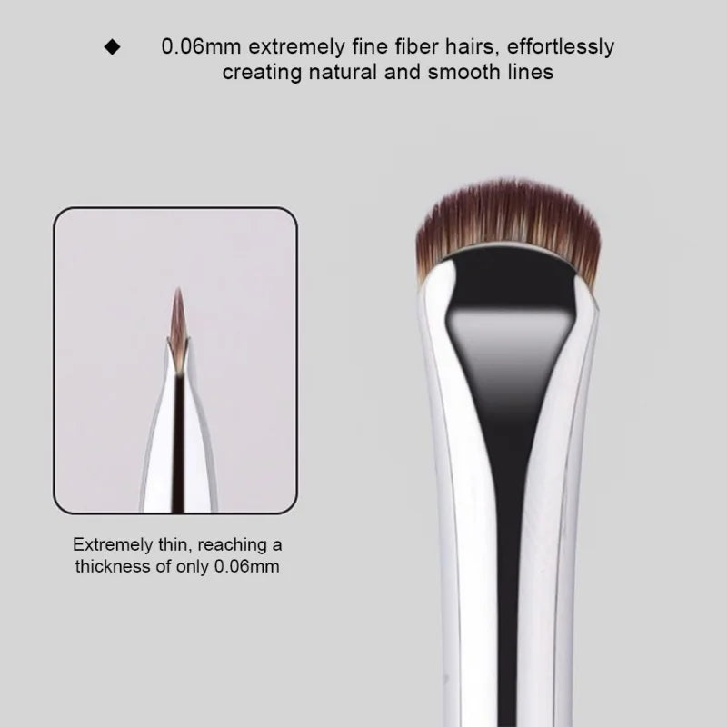 2/1pcs Curved Eyeliner Makeup Brushes Eye Makeup Smudge Tools Precision Soft Eyeshadow Brush Sharp Thin Small Eye Cosmetic Tools