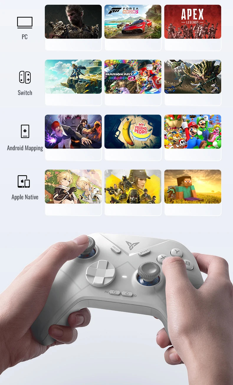 Flydigi Direwolf 3 Wireless Gaming Controller 1000Hz Self-develped lever joystick for PC NINTENDO SWITCH Android iOS Phone