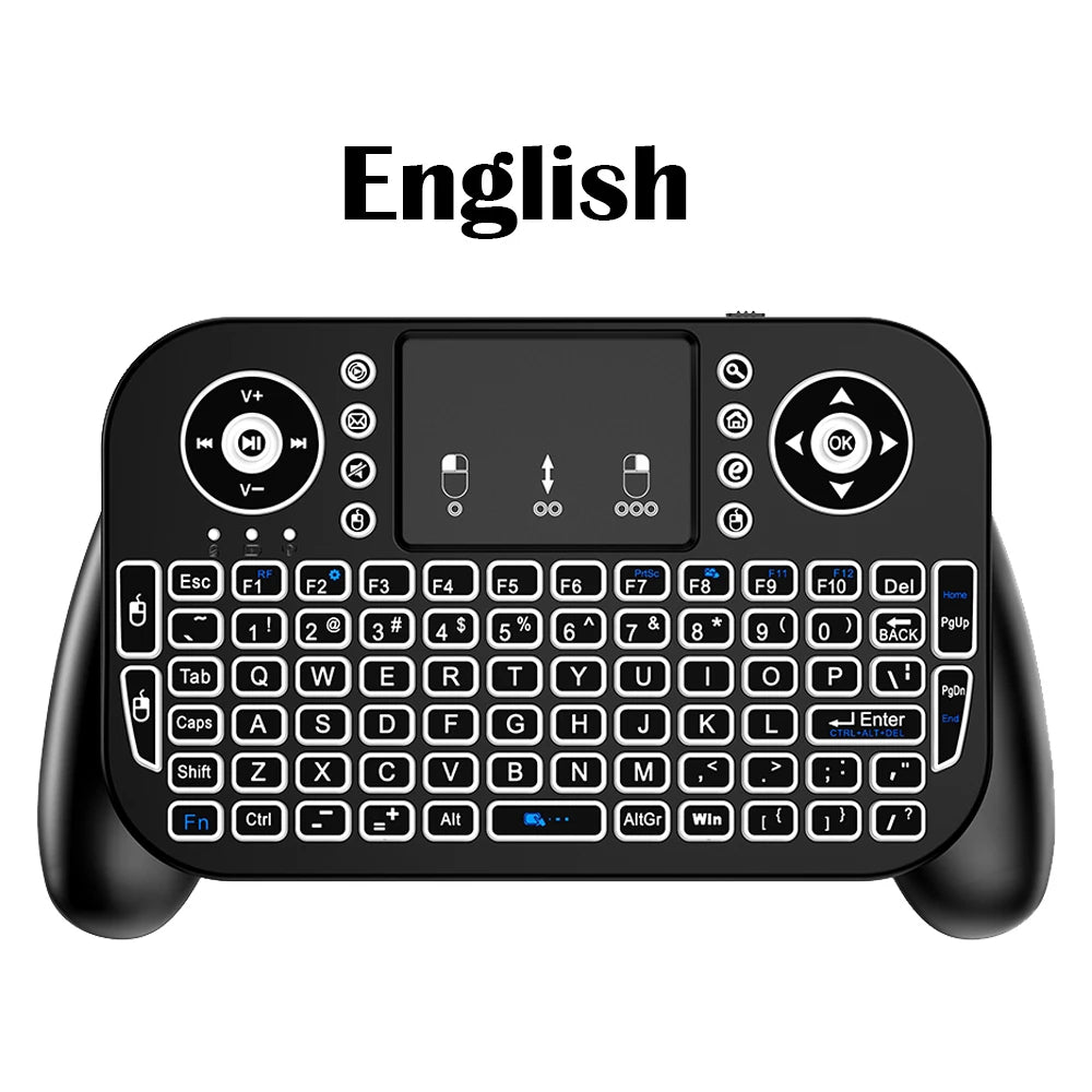Mini Wireless Keyboard V8 7 Backlit 2.4G Bluetooth Air Mouse Remote Control Touchpad for Android TV Box