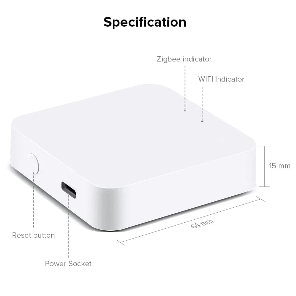 Tuya ZigBee 3.0 Gateway/Bluetooth Gateway/Multi-mode Gateway Smart Home Bridge Hub Smart Life App Works With Alexa Google Home