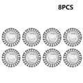 8PCS Steel Wire Wheel Grass Trimmer Head 115mm Brushcutter Wire Weed Brush Cutter Garden Grass Brush Disc Gardening Tool