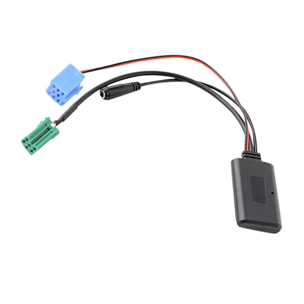 Car Bluetooth Module AUX IN Audio MP3 Music Adapter MIC Handsfree MINI ISO 6Pin AUX Cable For Renault Updatelist Megane Scenic