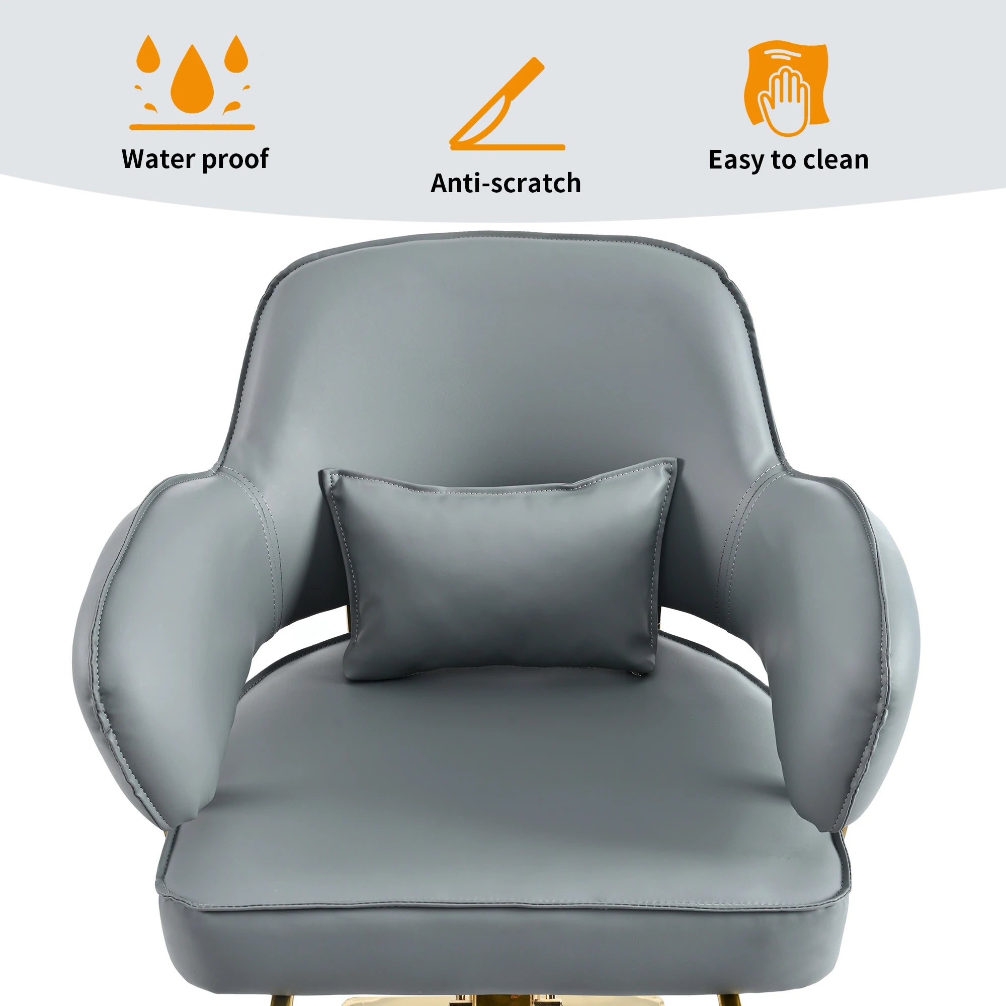 Elegant Barber Chair Salon Chair for Hair Stylis Heavy Duty Hydraulic Pump Adjustable Barber Chair Beauty Salon Spa Equipment