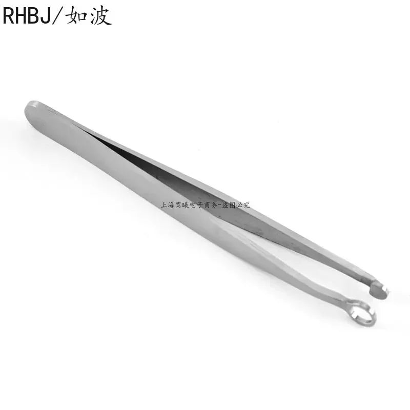 Universal Nose Hair Trimming Tweezers Stainless Steel Eyebrow Nose Hair Cut Manicure Facial Trimming Makeup Scissors Trimmer