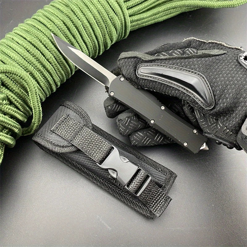 A07 Push Botton Knives 440C Blade Zinc Alloy Handle All Blade Tools Cmaping Survival Durable Multitools Hand Knives Gitf for Men