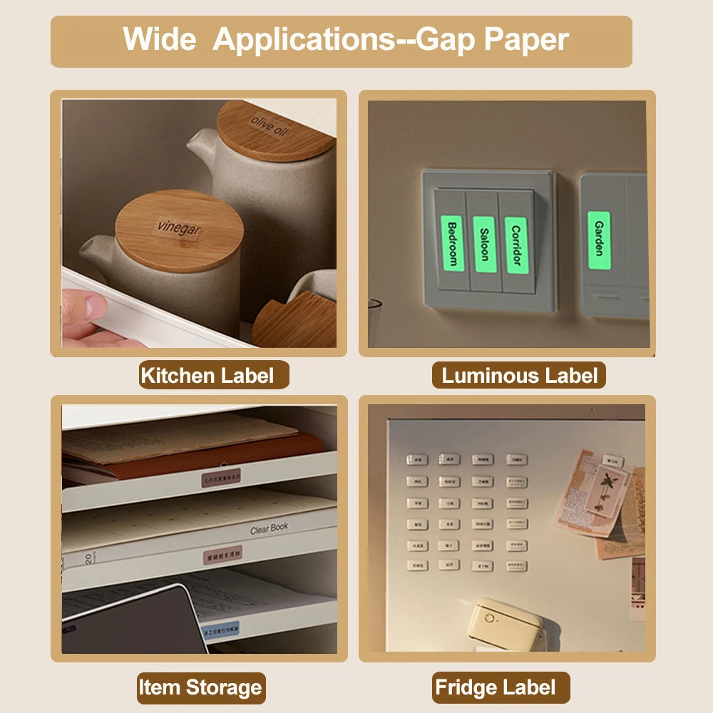 Niimbot D110/D11/H1S Mini Thermal Label Printer Portable Paper Maker Wireless Sticker Machine Inkless Labeller for Office Home